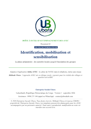Couverture : Identification et sensibilisation