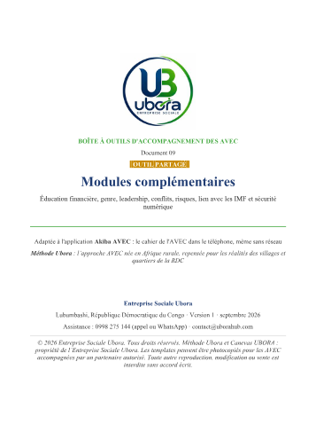 Couverture : Modules complémentaires